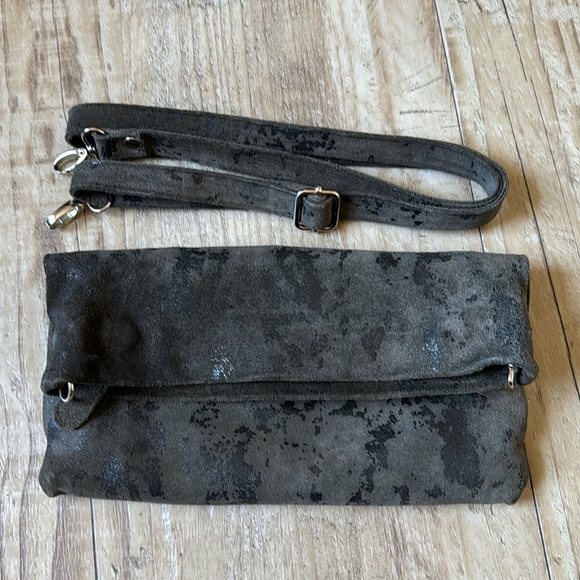 Cori Molli crossbody convertible, clutch purse in Smoke - Picture 9 of 9
